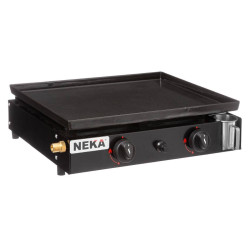 Plancha à gaz 2 feux Neka - Le Dépôt Bailleul