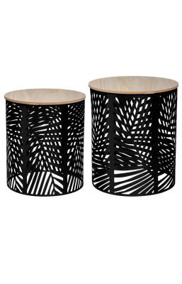 Lot de 2 tables basses...