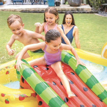 Aire de jeux gonflable Fruity Intex - Le Dépôt Bailleul