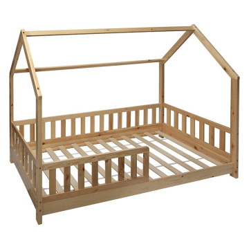 Lit cabane 90x190 en bois sans matelas Atmosphera - le dépôt Bailleul