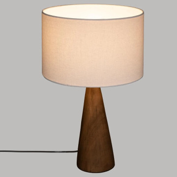 Lampe en bois H46 Aina Atmosphera - Le Dépôt Bailleul