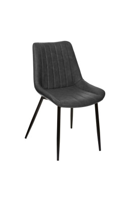 Chaise PU Olwen gris...