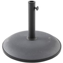 Pied de parasol 25 kg Hespéride béton gris - Le Dépôt Bailleul