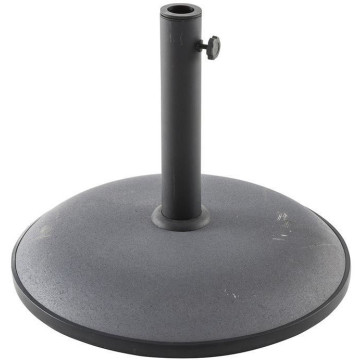 Pied de parasol 25 kg Hespéride béton gris - Le Dépôt Bailleul