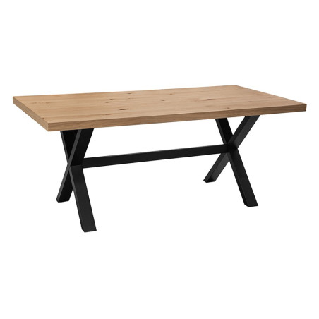 Table à manger 180 x 90 cm pieds en croix Steja Atmosphera