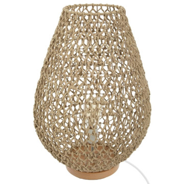 Lampe Etel en corde H55 cm naturel Atmosphera - Le Dépôt Bailleul