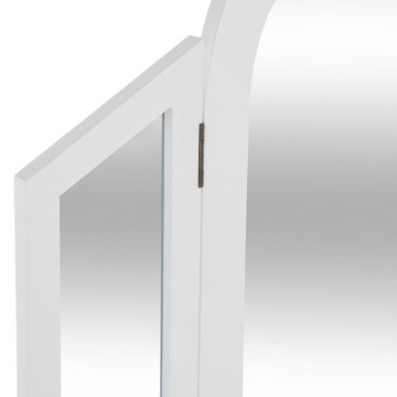 Coiffeuse blanche 1 tiroir Aurell Atmosphera - Le Dépôt Bailleul