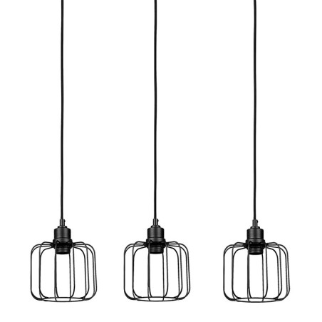 Suspension métal Archi x3 noir Ostaria