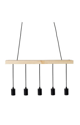Suspension barre en bois 5...