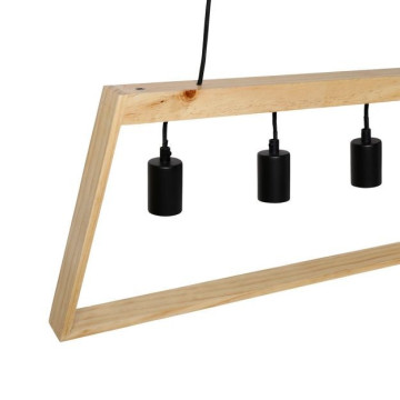 Suspension trapèze en bois 4 cordons Ostaria - Le Dépôt Bailleul