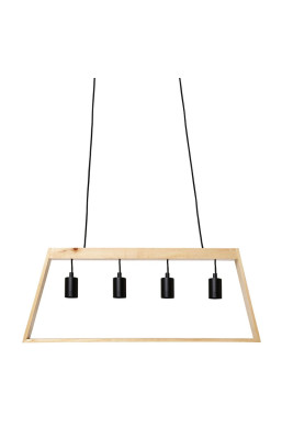 Suspension trapèze en bois...