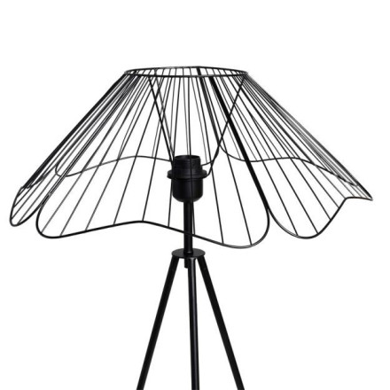 Lampadaire filaire métal Hibiscus noir Ostaria - Le Dépôt Bailleul