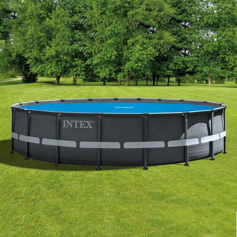Bâche à bulles ronde pour piscines D. 5,49 m Intex