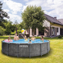 Piscine tubulaire Baltik 5,49 x 1,22 m Intex - Le Dépôt Bailleul