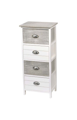 Chiffonnier bois 4 tiroirs...