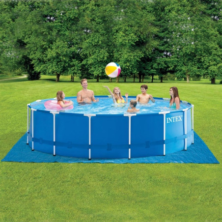 Piscine tubulaire ronde Intex 4,57 x 1,22 m avec accessoires Intex