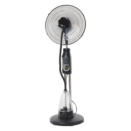 Ventilateur brumisateur rotatif noir