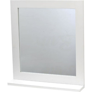 Miroir avec tablette blanc...