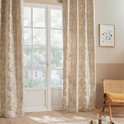 Rideau jacquard Bejuco 140x260 lin Atmosphera - Le Dépôt Bailleul