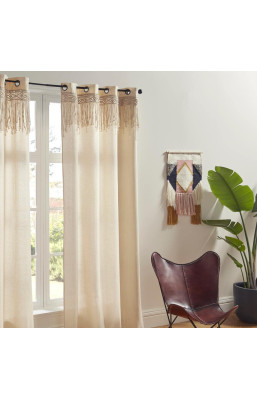 Rideau macramé 140x260...
