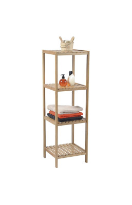 Étagère 4 niveaux bambou