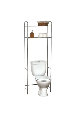 Meuble WC 2 tablettes pour...