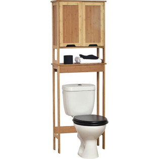 Meuble dessus WC bambou 2...