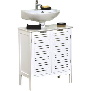 Meuble sous lavabo blanc 2...