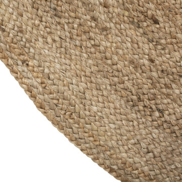 Tapis en jute rond D120 naturel Atmosphera - Le Dépôt Bailleul