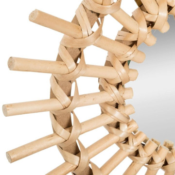 Miroirs en rotin Soleil x3 Atmosphera - Le Dépôt Bailleul