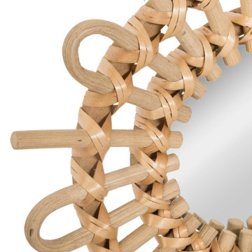 Miroirs en rotin Soleil x3 Atmosphera - Le Dépôt Bailleul