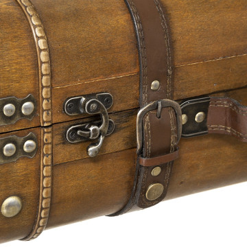 Lot de 2 malles en bois Atmosphera - Le Dépôt Bailleul