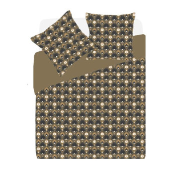 Parure de lit Suite kaki 240x220 Atmosphera - Le Dépôt Bailleul