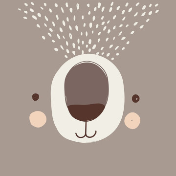 Parure de lit Ours 140x200 Atmosphera - Le Dépôt Bailleul