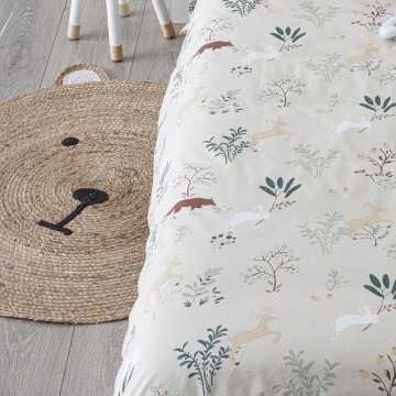 Tapis jute tête d'ourson D100 Atmosphera - Le Dépôt Bailleul