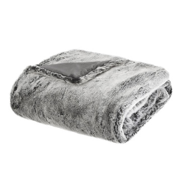 Plaid fausse fourrure 125x150 polaire Atmosphera - Le Dépôt Bailleul