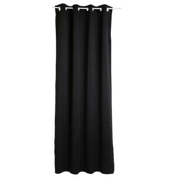 Paire de rideaux occultants 135 x 240 cm noire - Le Dépôt Bailleul