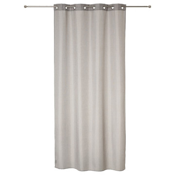 Rideau gris 140x260cm Look jute.