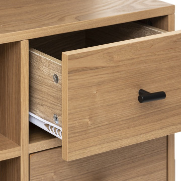 Meuble TV 1 porte 2 tiroirs Simon Atmosphera - Le Dépôt Bailleul