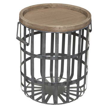 Ensemble de 2 tables à café métal Facto Atmosphera - Le Dépôt Bailleul