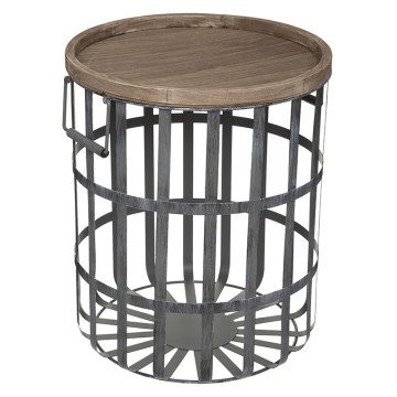 Ensemble de 2 tables à café métal Facto Atmosphera - Le Dépôt Bailleul