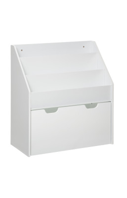 Bibliothèque blanche avec...