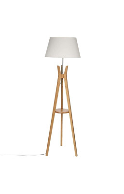 Lampadaire trépied bambou...