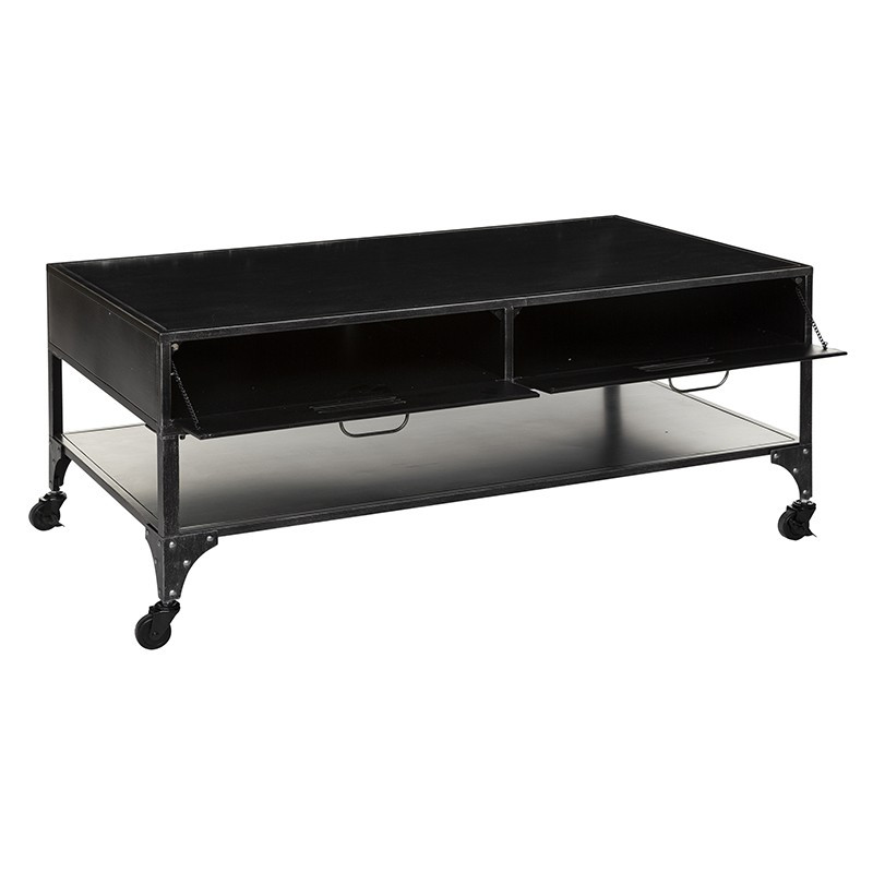 Table basse 4 tiroirs clapets Sevin Atmosphera Le Dépôt Bailleul