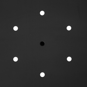 Chaise métal vintage Niko noir Atmosphera - Le Dépôt Bailleul