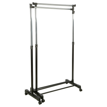 Double portant à vêtements avec barre pivotante - Le Depot Bailleul.