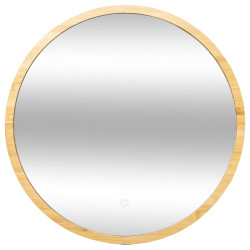 Miroir rond D57 bambou LED 5five - Le Dépôt Bailleul