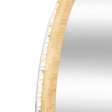 Miroir rond D57 bambou LED 5five - Le Dépôt Bailleul