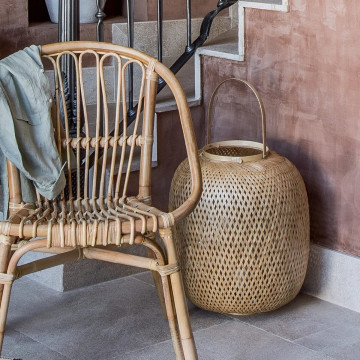 Lampe à poser bambou Lesia H45 Atmosphera - Le Dépôt Bailleul