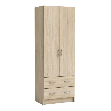 Armoire lingère 2 portes 2 tiroirs Laud